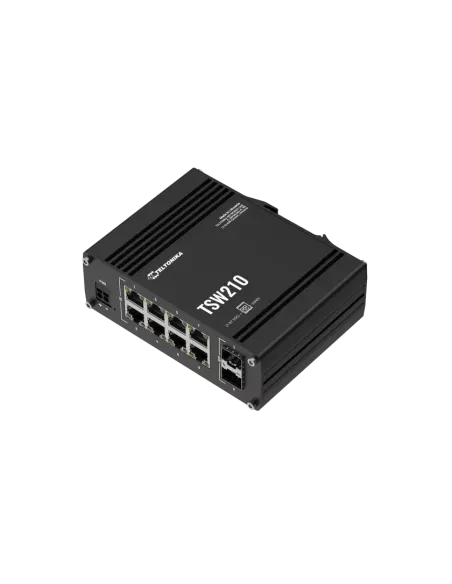 Teltonika Industrial 8 port Gigabit Switch | TSW210 Teltonika Industrial 8 port Gigabit Switch | TSW210