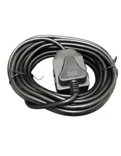 Acconet Double Coupler 16Amp 10 Meter Black Extension Cord | AC-EXTCORD-10M-B