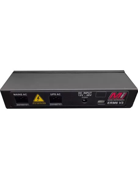 Micro Instruments Rack Mount Server Room Environmental Monitor | ERM6