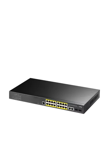 Cudy 16-port Layer 2 Managed Gigabit PoE Switch | GS2018PS2 - 200W Cudy 16-port Layer 2 Managed Gigabit PoE Switch | GS2018PS2 - 200W