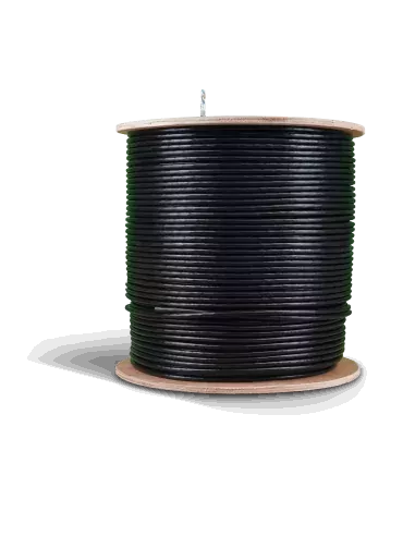 Acconet CAT6 UV Outdoor Ethernet Cable 500m Black CCA SF/TP Roll | CAT6-500-U Acconet CAT6 UV Outdoor Ethernet Cable 500m Black CCA SF/TP Roll | CAT6-500-U
