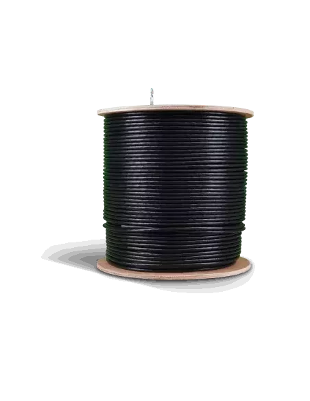 Acconet CAT6 UV Outdoor Ethernet Cable 500m Black CCA SF/TP Roll | CAT6-500-U Acconet CAT6 UV Outdoor Ethernet Cable 500m Black CCA SF/TP Roll | CAT6-500-U