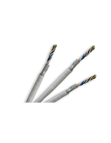 Acconet CAT6 Indoor Ethernet Cable 100m White CCA STP Pull Box | CAT6-100-STP