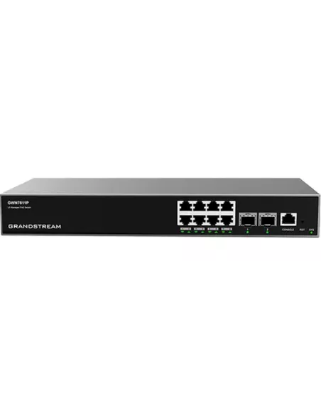 Grandstream Enterprise L3 8 port Managed GbE PoE++ Switch 120W | GWN7811P