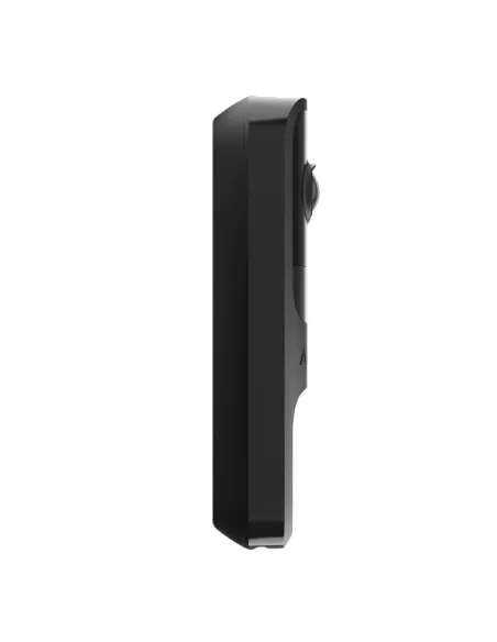 AJAX Security Outdoor Black 4MP WiFi Video Doorbell with PIR & AI | AJAX-DB-B
