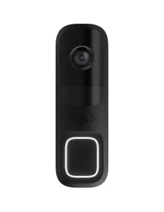 AJAX Security Outdoor Black 4MP WiFi Video Doorbell with PIR & AI | AJAX-DB-B 2