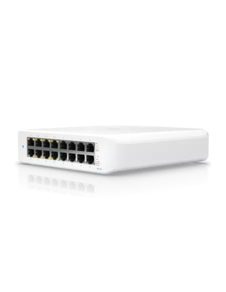 Ubiquiti UniFi Lite 16 Port Gigabit 8PoE 45W Switch | USW-Lite-16-POE Ubiquiti UniFi Lite 16 Port Gigabit 8PoE 45W Switch | USW-Lite-16-POE