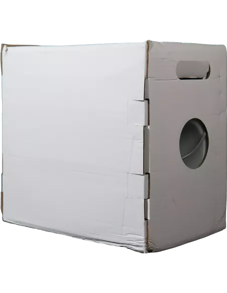 Essential CAT5e Indoor Ethernet Cable 305m Grey Solid Copper UTP Pull Box | CAT5-305-GEN-SC