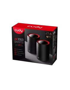 Cudy Dual Band 3000Mbps WiFi 6 Multi-Gigabit Mesh 2-Pack | M3000 (2-Pack) 2
