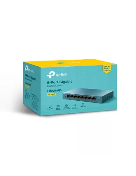 TP-Link 8-Port 10/100/1000Mbps Desktop Network Switch | TL-SG108