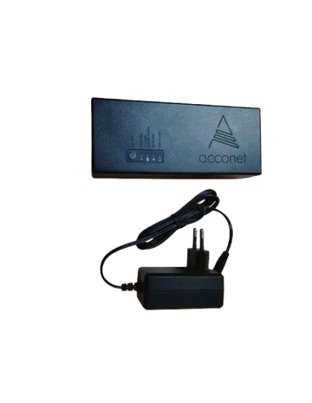 Acconet Mini DC UPS 13200mAh with 12V 2A Power Supply | AC-UPS-MINI-V2-KIT