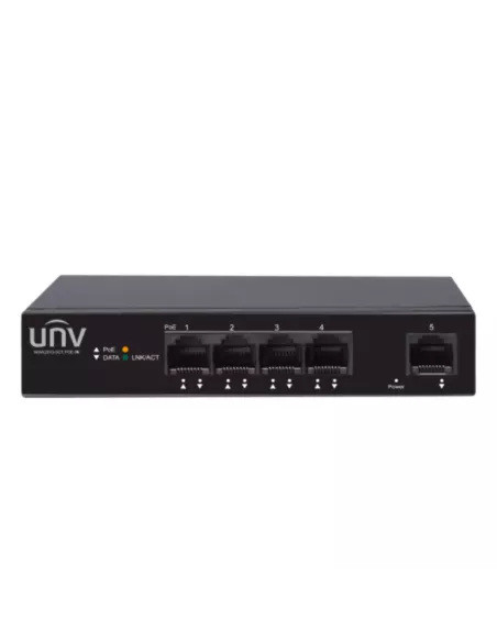 UNV - 4x Gigabit PoE Ethernet Port switch, 1x Gigabit port