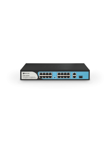 BDCOM 16-Port 100M PoE Switch (16-Port 100M PoE + 1 GE + 1 SFP) 180W PoE Budget BDCOM 16-Port 100M PoE Switch (16-Port 100M PoE + 1 GE + 1 SFP) 180W PoE Budget