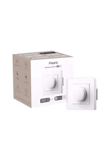 Aqara Dimmer Switch H2 EU 2 in 1 With Neutral & No Neutral (White) | AQ-CTRL-DIM-SW-WALL-W Aqara Dimmer Switch H2 EU 2 in 1 With Neutral & No Neutral (White) | AQ-CTRL-DIM-SW-WALL-W