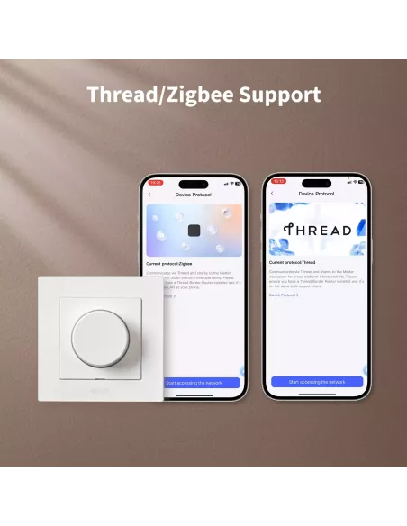 Aqara Dimmer Switch H2 EU 2 in 1 With Neutral & No Neutral (White) | AQ-CTRL-DIM-SW-WALL-W Aqara Dimmer Switch H2 EU 2 in 1 With Neutral & No Neutral (White) | AQ-CTRL-DIM-SW-WALL-W