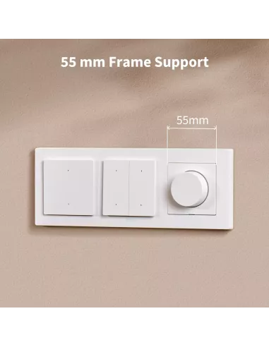Aqara Dimmer Switch H2 EU 2 in 1 With Neutral & No Neutral (White) | AQ-CTRL-DIM-SW-WALL-W Aqara Dimmer Switch H2 EU 2 in 1 With Neutral & No Neutral (White) | AQ-CTRL-DIM-SW-WALL-W
