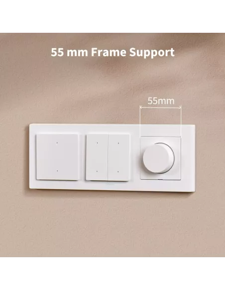 Aqara Dimmer Switch H2 EU 2 in 1 With Neutral & No Neutral (White) | AQ-CTRL-DIM-SW-WALL-W Aqara Dimmer Switch H2 EU 2 in 1 With Neutral & No Neutral (White) | AQ-CTRL-DIM-SW-WALL-W