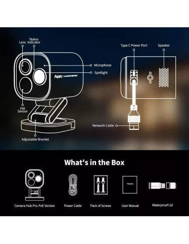 Aqara Camera Hub G5 Pro (PoE, Shadow Gray) | AQ-HUB-CAM-G5-PRO-POE-G Aqara Camera Hub G5 Pro (PoE, Shadow Gray) | AQ-HUB-CAM-G5-PRO-POE-G