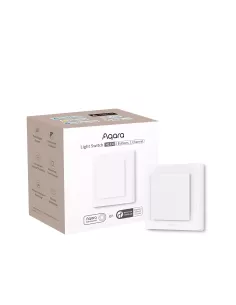 Aqara Light Switch H2 EU - 2 in 1 With Neutral & No Neutral (2 Buttons, 1 Channel) | AQ-CTRL-SW2-WALL 2
