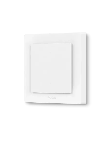 Aqara Light Switch H2 EU - 2 in 1 With Neutral & No Neutral (2 Buttons, 1 Channel) | AQ-CTRL-SW2-WALL Aqara Light Switch H2 EU - 2 in 1 With Neutral & No Neutral (2 Buttons, 1 Channel) | AQ-CTRL-SW2-WALL