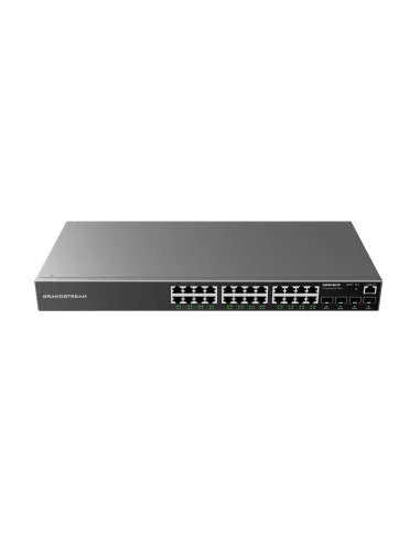 Grandstream Enterprise L2 24 port Managed GbE PoE+ Switch 360W | GWN7803P
