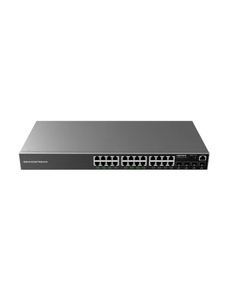 Grandstream Enterprise L2 24 port Managed GbE PoE+ Switch 360W | GWN7803P