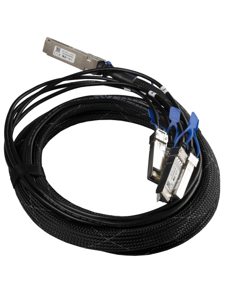 MikroTik QSFP28 to 4xSFP28 break-out cable (100G to 4x25G), 3m