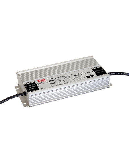 MW 480W Constant Voltage & Current LED Drier Driver | MW-HLG-480H-54 MW 480W Constant Voltage & Current LED Drier Driver | MW-HLG-480H-54