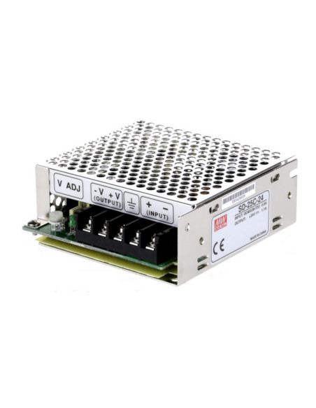 Mean Well - 25W Singe Output DC - DC Converter - 24VDC