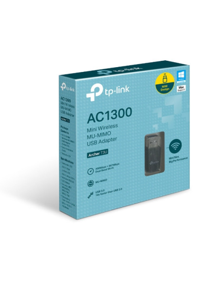 TP-Link AC1300 Mini Wireless MU-MIMO USB Adapter | Archer T3U