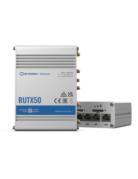 Teltonika Industrial 5G Router, Dual SIM | RUTX50