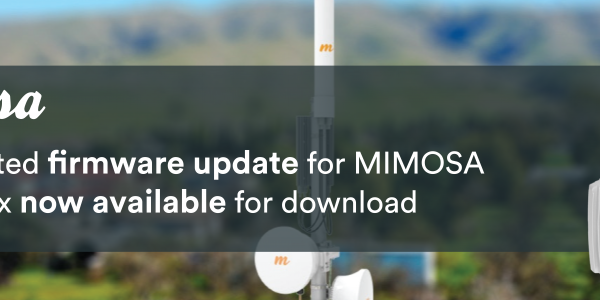 Top 10 features from the latest MIMOSA A6 and C6x firmware update!
